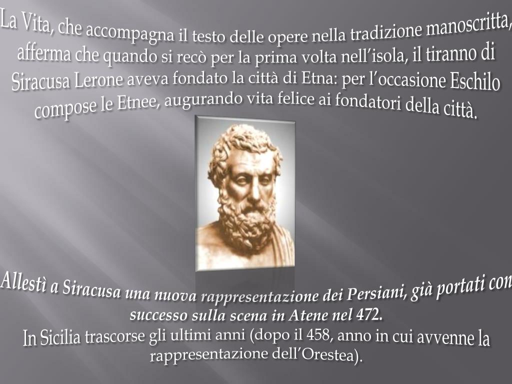 PPT Eschilo PowerPoint Presentation, free download ID5447391