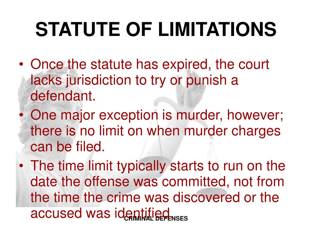 Statute Of Limitation Mean at Jimmy Swain blog