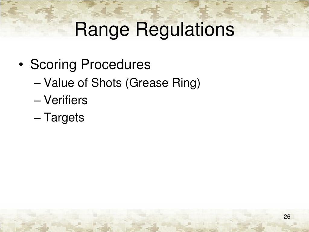 PPT EXECUTE MARINE CORPS COMBAT MARKSMANSHIP PROGRAM (MCCMP) ENTRY LEVEL PISTOL PROGRAM