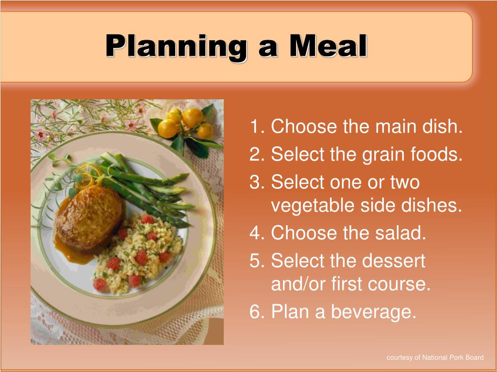 PPT Chapter 11 Planning Meals PowerPoint Presentation, free download