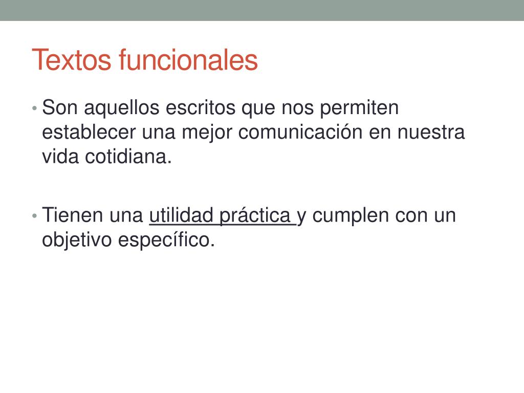 PPT Textos funcionales PowerPoint Presentation ID5456957