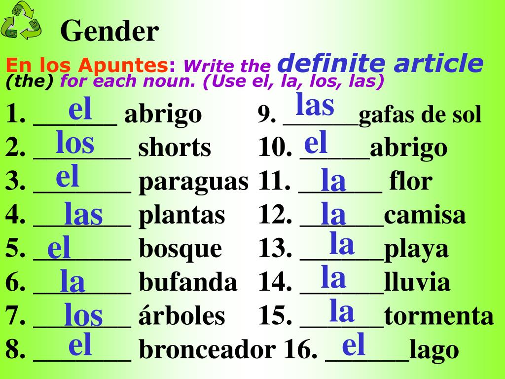 PPT pronouns ( repaso )/Possessive Adjectives PowerPoint Presentation