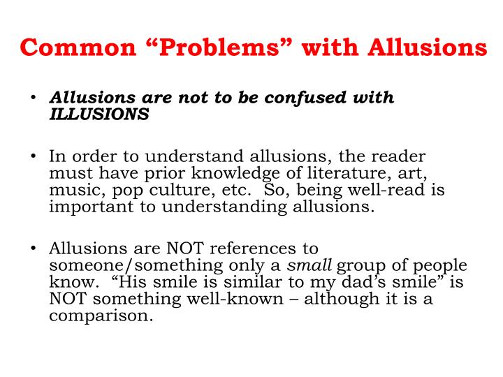 PPT Allusions in Literature PowerPoint Presentation ID5458548