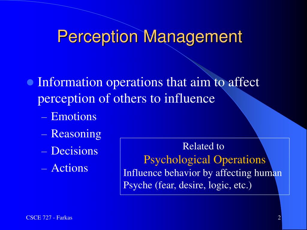 PPT Psyops and Perception Management PowerPoint Presentation, free