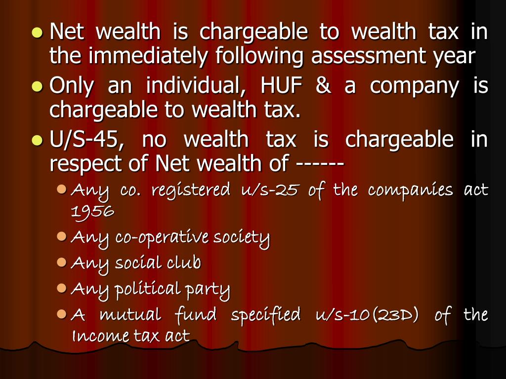 PPT WEALTH TAX PowerPoint Presentation, free download ID5465106