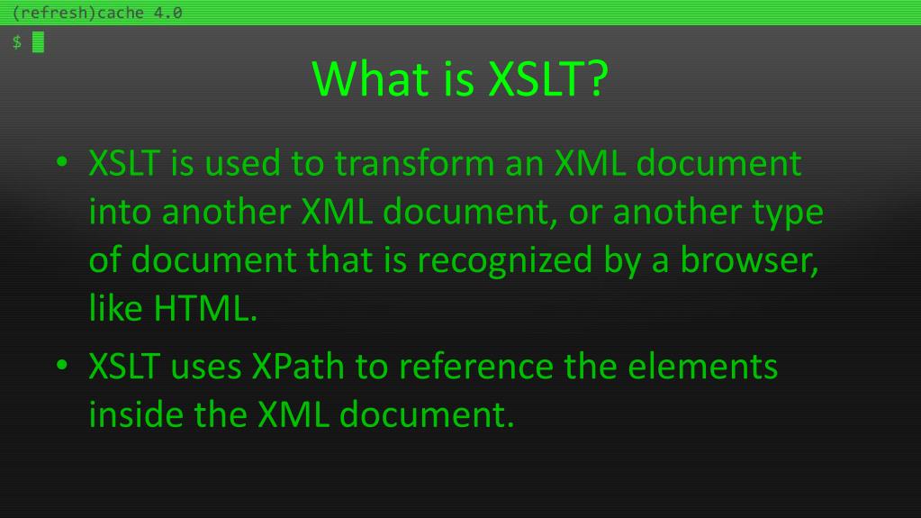 PPT Effective XSLT PowerPoint Presentation, free download ID5465743