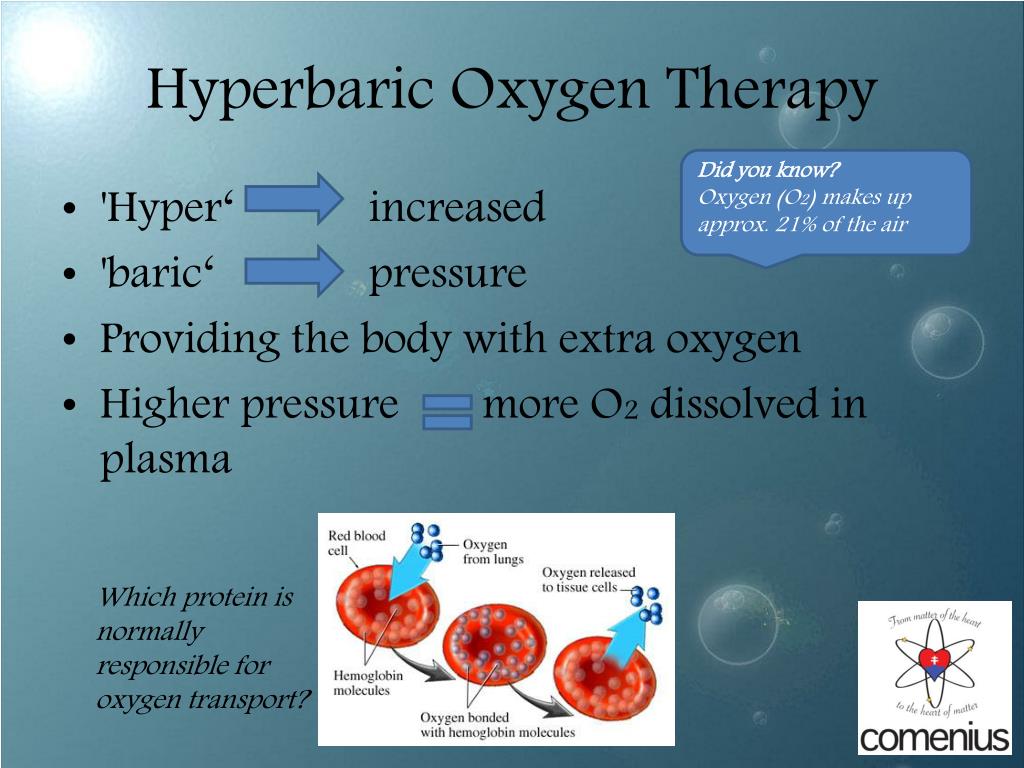 PPT Hyperbaric Chamber and Hyperbaric Oxygen Therapy PowerPoint