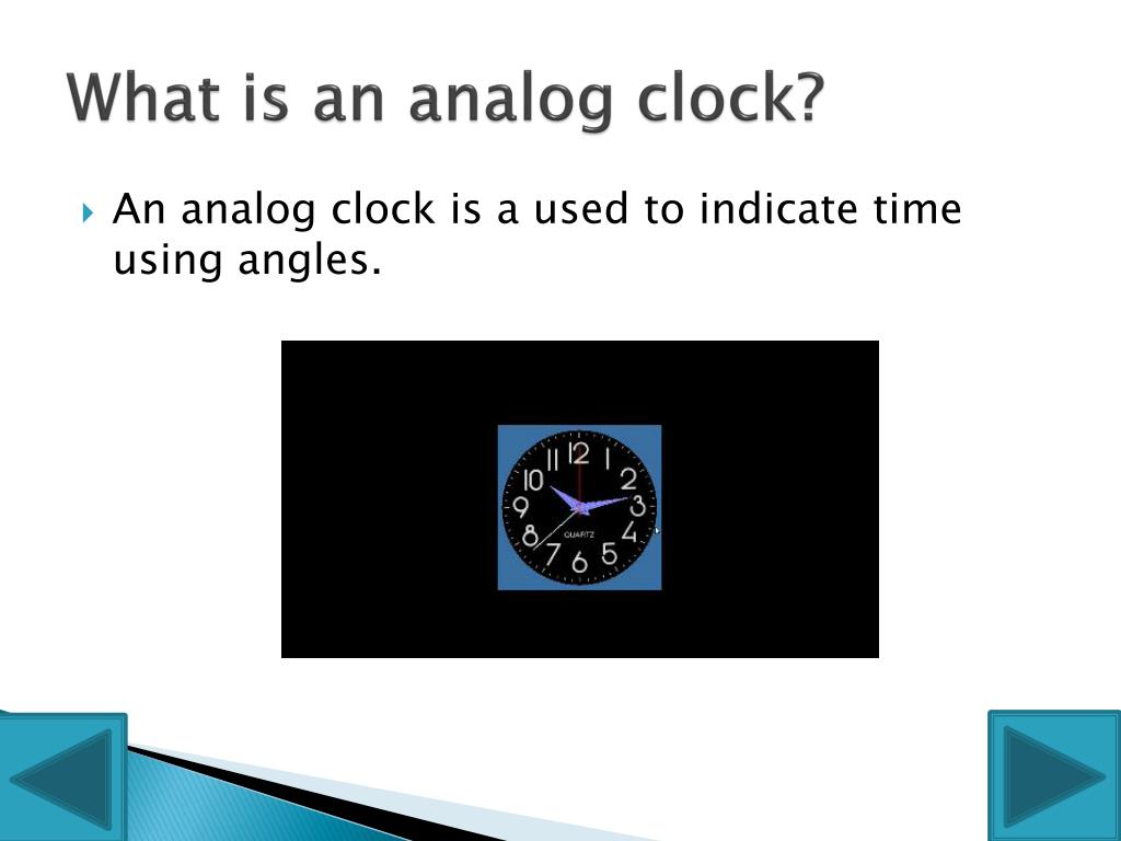 PPT Telling Time to Five Minutes Using an Analog Clock PowerPoint