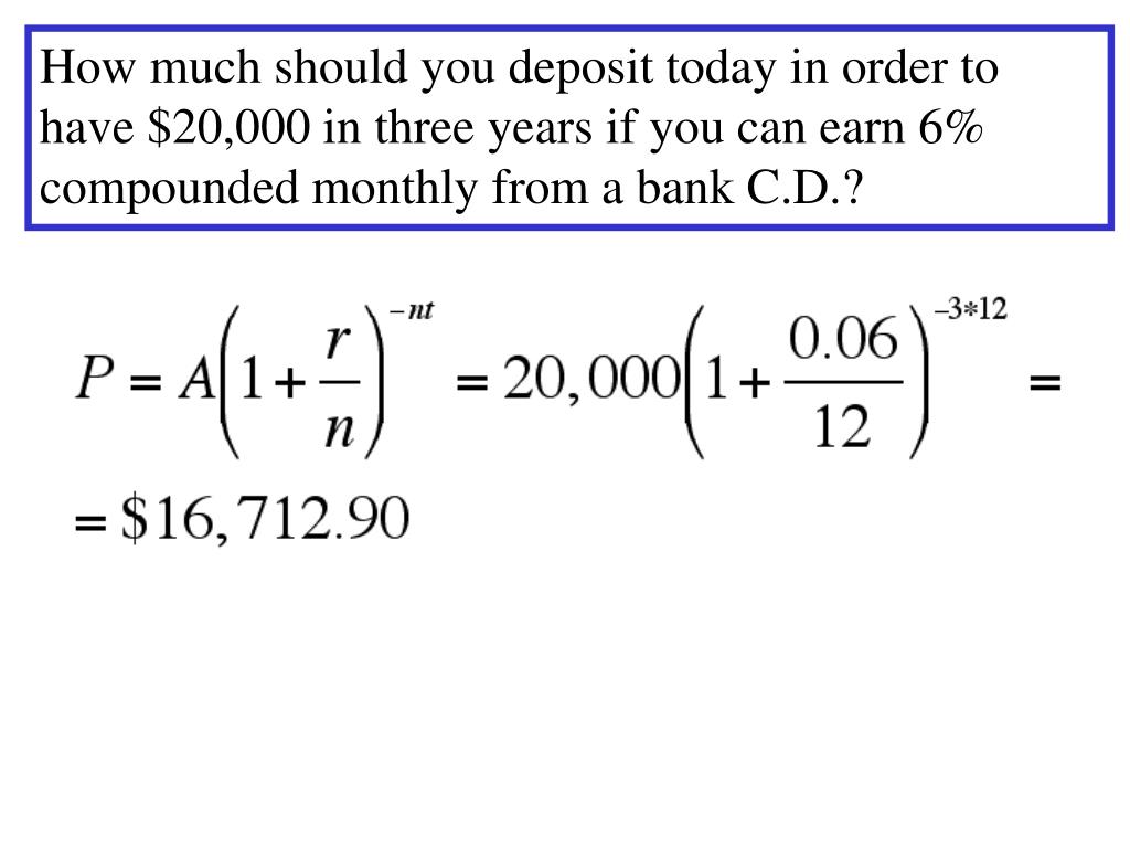 PPT 6.7 Compound Interest PowerPoint Presentation, free download ID