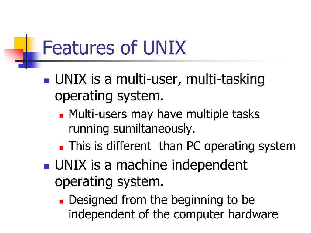 PPT Introduction to UNIX System PowerPoint Presentation, free