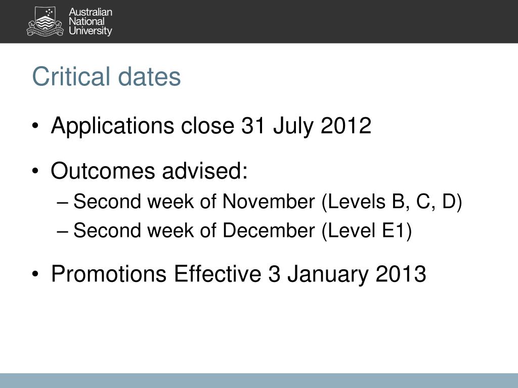 PPT Academic Promotion Round 2012 PowerPoint Presentation, free