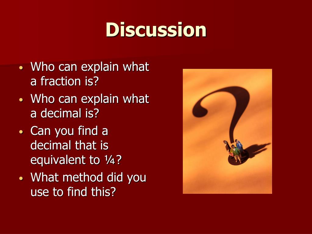 PPT Converting Fractions to Decimals PowerPoint Presentation, free