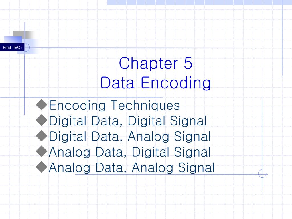 PPT Chapter 5 Data Encoding PowerPoint Presentation, free download