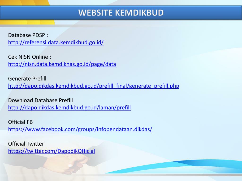 Nisn Data Kemdikbud Go Id Page Home Sumber Berbagi Data