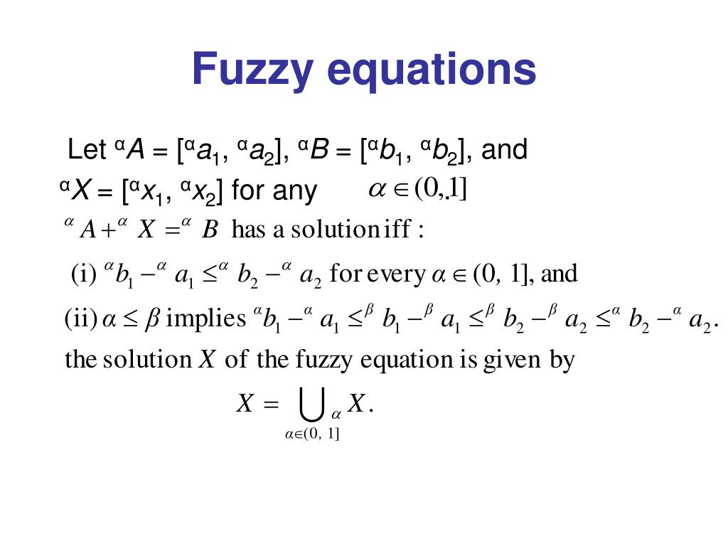 PPT PART 4 Fuzzy Arithmetic PowerPoint Presentation, free download