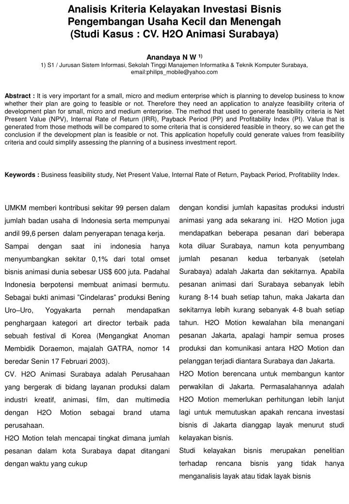 Contoh Thesis Ukm Thesis Title Ideas for College