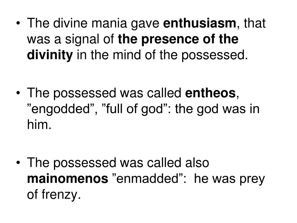 PPT Plato and the mania PowerPoint Presentation, free download ID