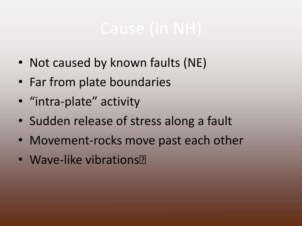 PPT Earthquakes in New England PowerPoint Presentation, free download
