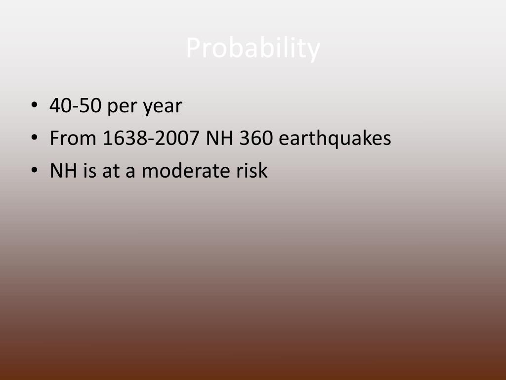 PPT Earthquakes in New England PowerPoint Presentation, free download