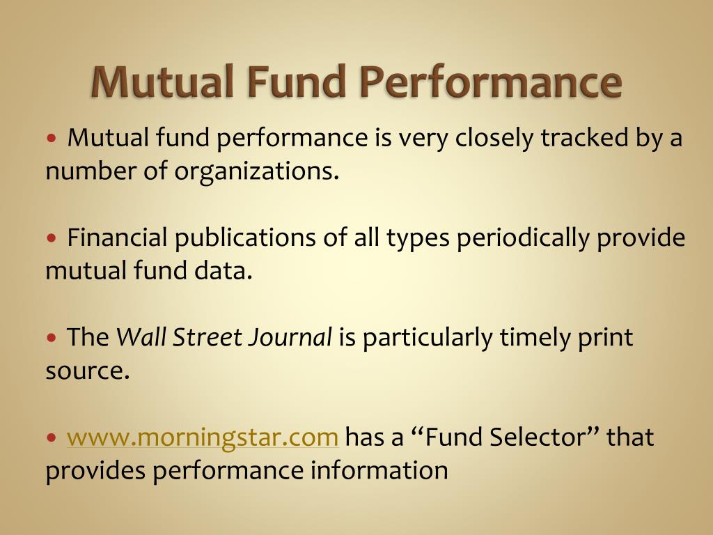 PPT Mutual Funds PowerPoint Presentation, free download ID5487019
