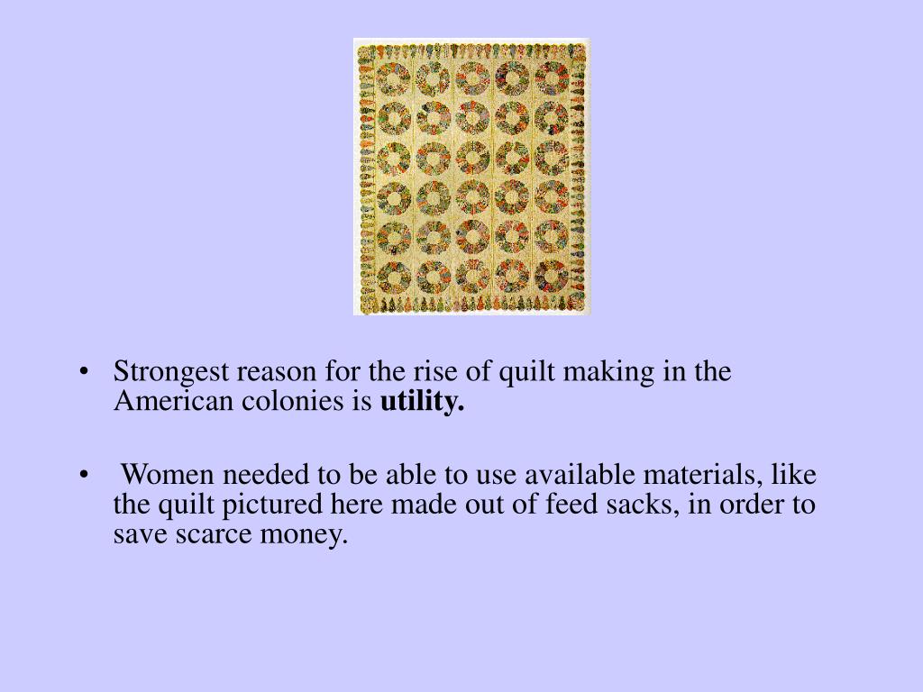 PPT America’s Quilting History PowerPoint Presentation, free download