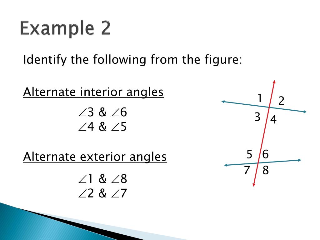 PPT Parallel Lines & Transversals PowerPoint Presentation, free