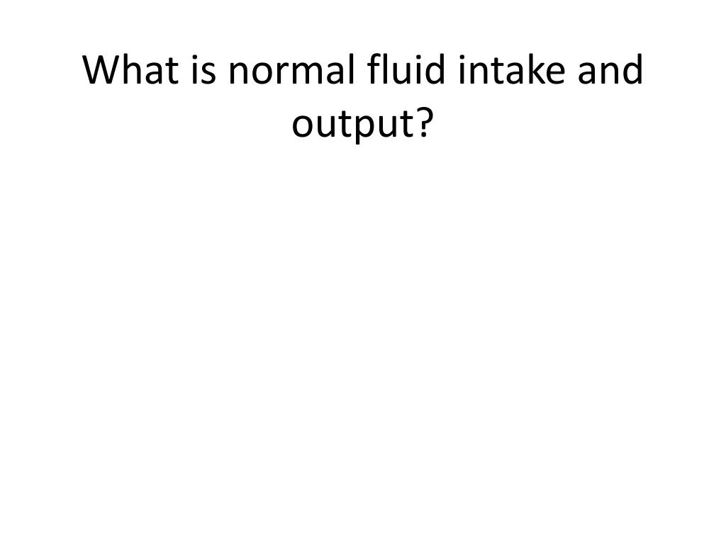 PPT Fluid Balance PowerPoint Presentation, free download ID5494007