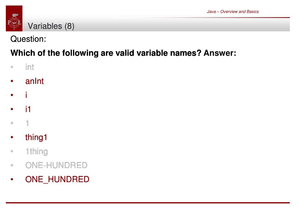PPT „ Java overview and basics ” PowerPoint Presentation, free