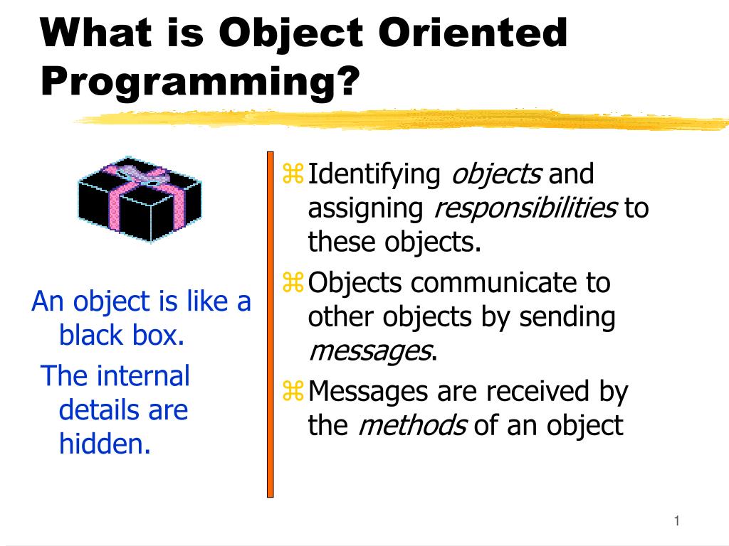 PPT What is Object Oriented Programming? PowerPoint Presentation
