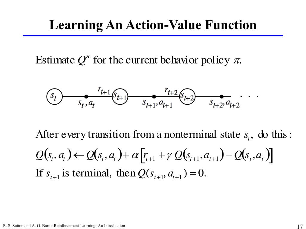 PPT Chapter 6 Temporal Difference Learning PowerPoint Presentation