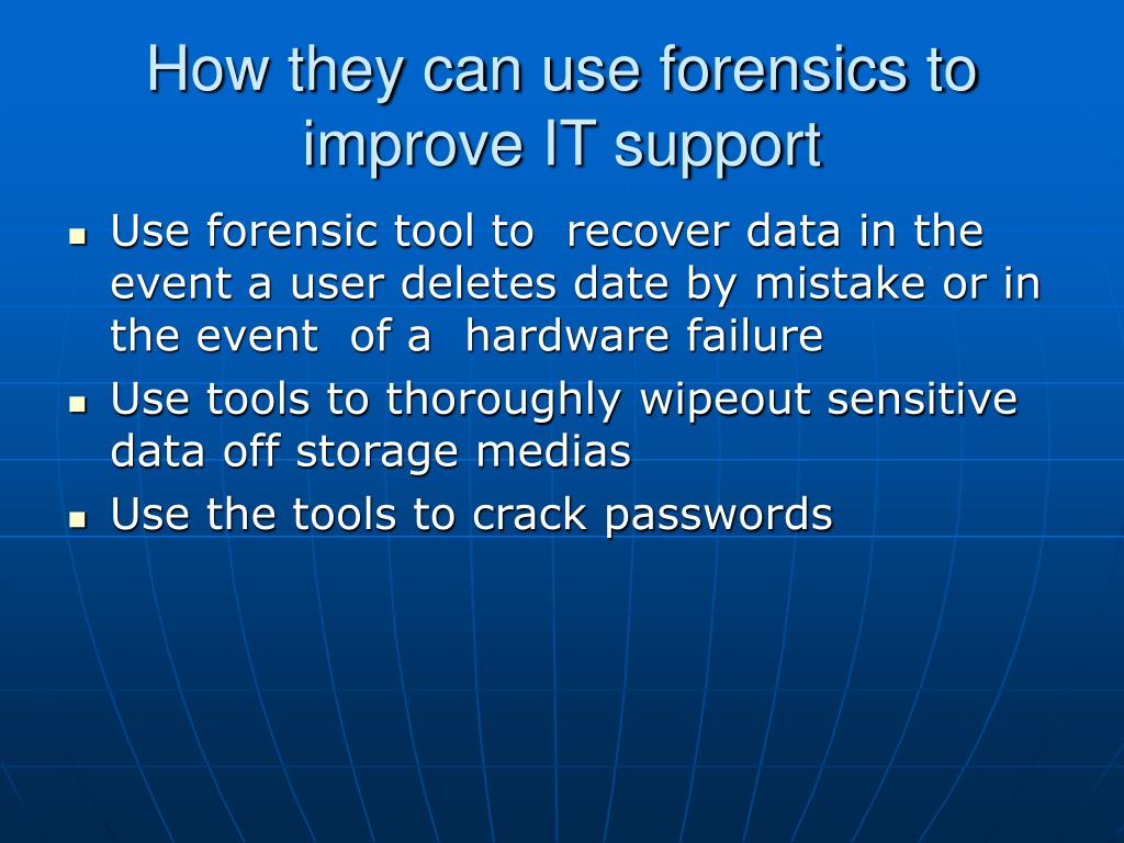 PPT Forensics PowerPoint Presentation, free download ID5500229