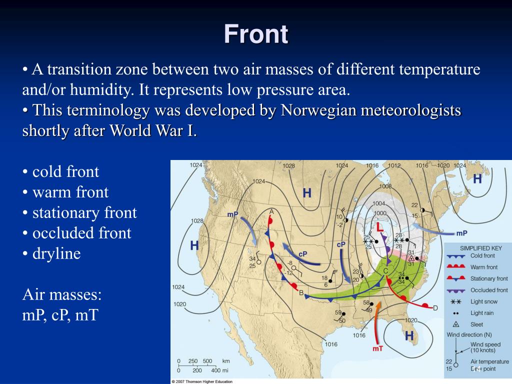 PPT Chapter 8 Air Masses, Fronts, and MiddleLatitude Cyclones