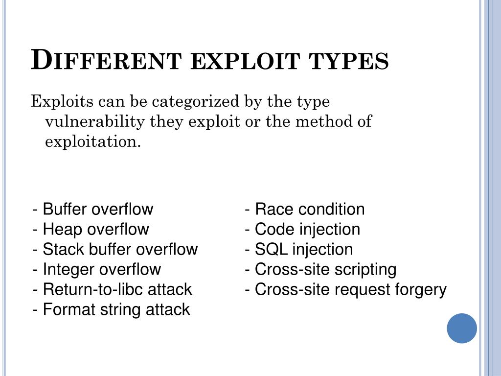 PPT What does exploit mean ? And the Sasser worm PowerPoint