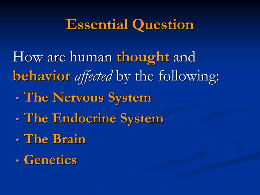 PPT Unit 3 Biological Bases of Behavior PowerPoint Presentation