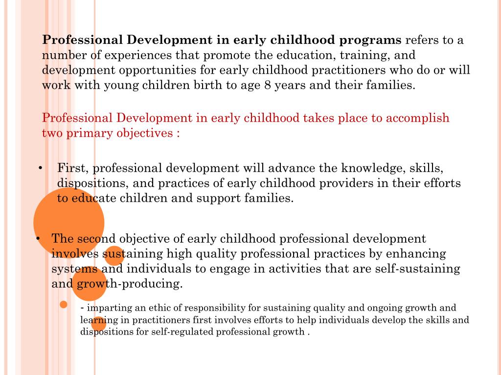 PPT Professionalism In Early Childhood Education PowerPoint