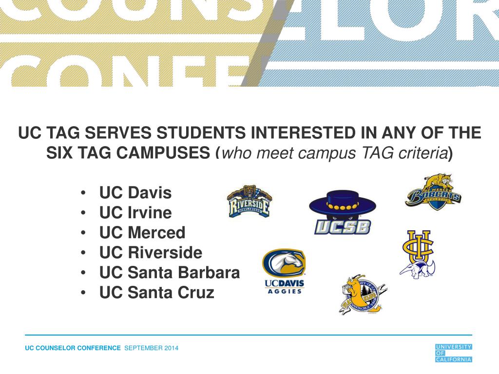 PPT UC TAP and UC TAG Continuing Efforts to Enhance Transfer to UC