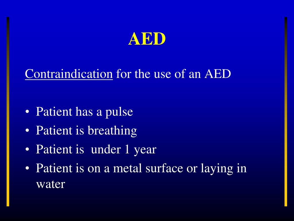 PPT AED Automatic External Defibrillator PowerPoint Presentation
