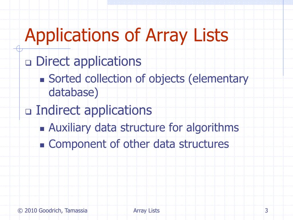 PPT Array Lists PowerPoint Presentation, free download ID5508142