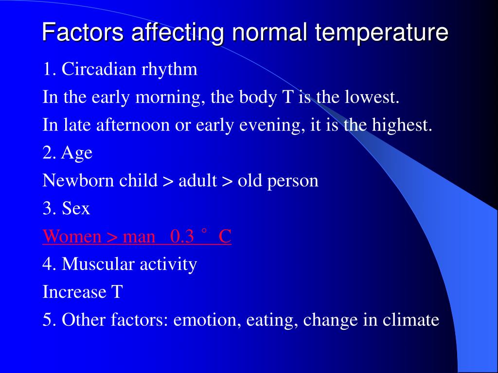 Can Ambient Temperature Affect Body Temperature at Curtis Santos blog