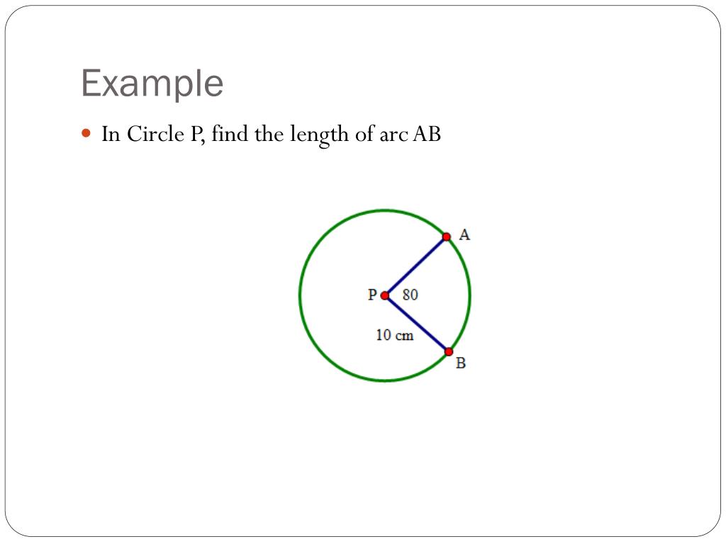 PPT Arc Lengths PowerPoint Presentation, free download ID5509618