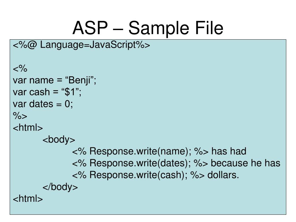 PPT ASP JavaScript using MS Access PowerPoint Presentation, free