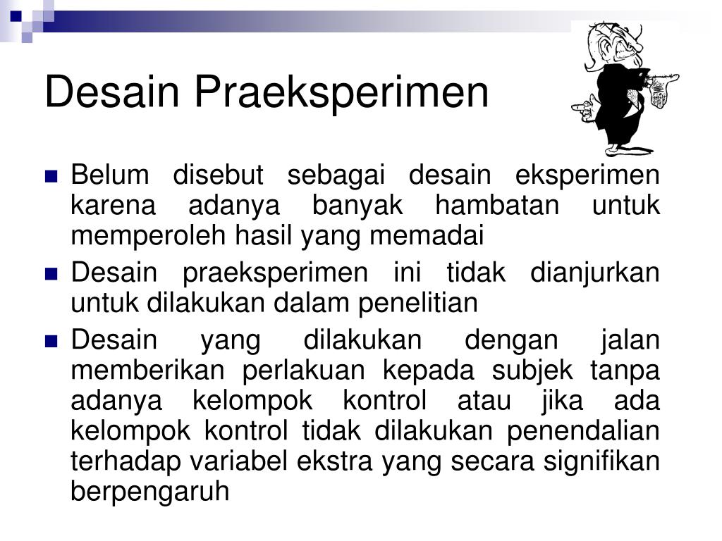 PPT DESAIN EKSPERIMEN MURNI DAN QUASI PowerPoint Presentation, free