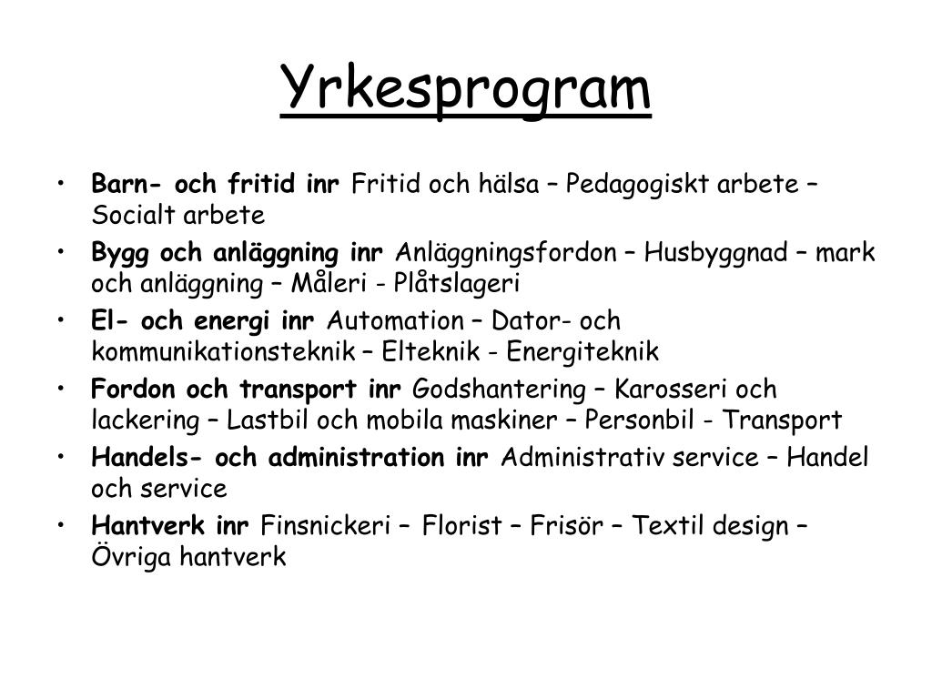 PPT Gymnasievalet PowerPoint Presentation, free download ID5511795