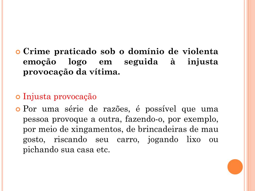 Pode Constituir Exemplo De Homicídio Qualificado Por Motivo Torpe O