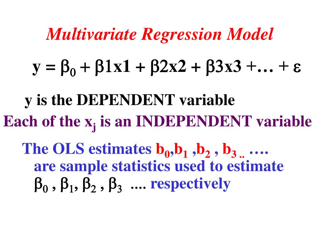 Multivariate Regression Analysis