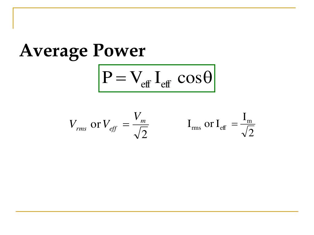 PPT AC POWER ANALYSIS PowerPoint Presentation, free download ID5518598