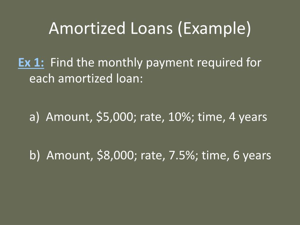 PPT Amortization PowerPoint Presentation, free download ID5519085
