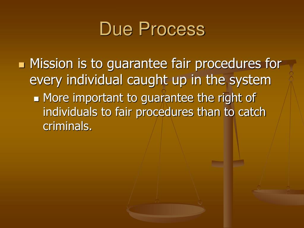 PPT - Crime Control v Due Process PowerPoint Presentation, free