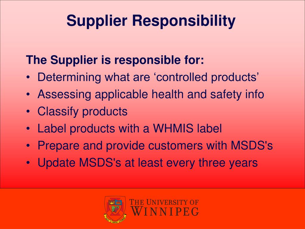 PPT Workplace Hazardous Materials Information System (W.H.M.I.S