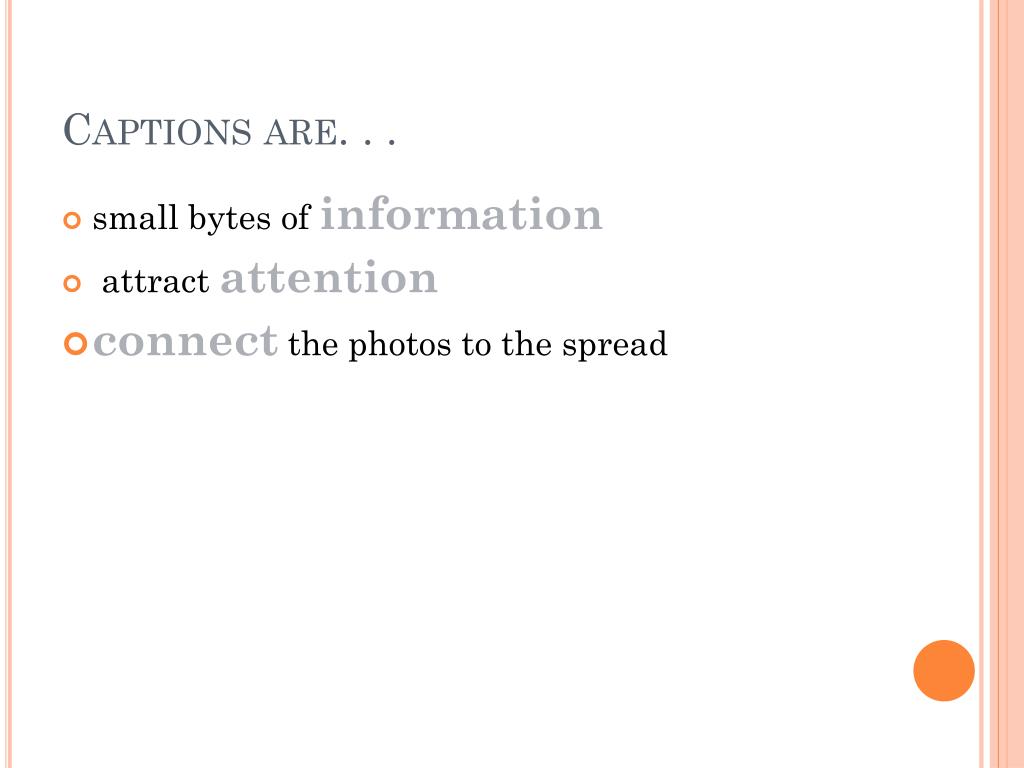 PPT Caption writing PowerPoint Presentation, free download ID5526617